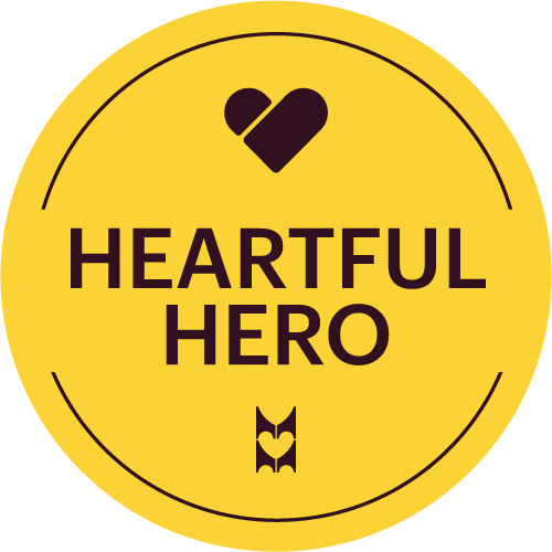Heartful Hero Badge